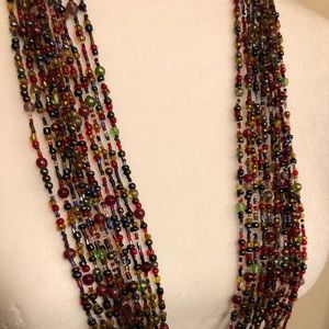 Vintage Joan Rivers Beaded 32” Necklace